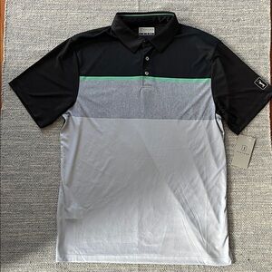 NWT PGA Tour Golf Polo Shirt Large UPF 50